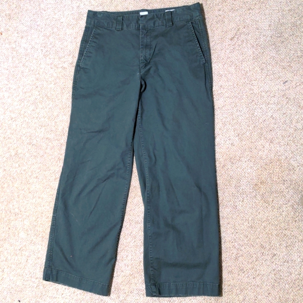 Gap high rise straight crop pants